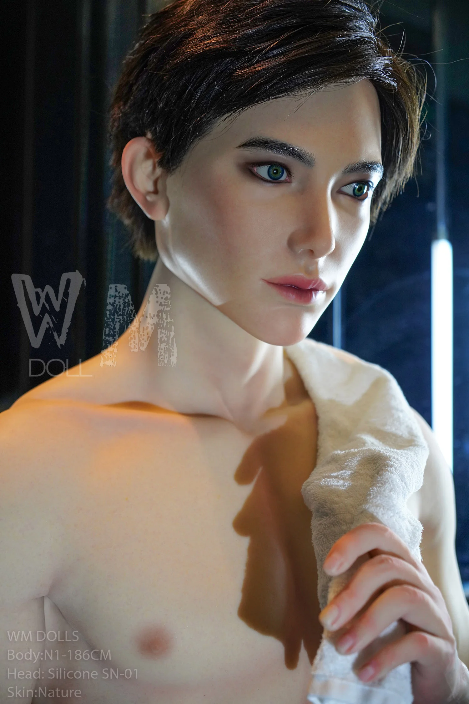 WM Doll Male 186cm TPE Sex Doll with Articulated Skeleton by WM Doll - Buy premium WM Doll intimate products online at Best Sex Toys Online