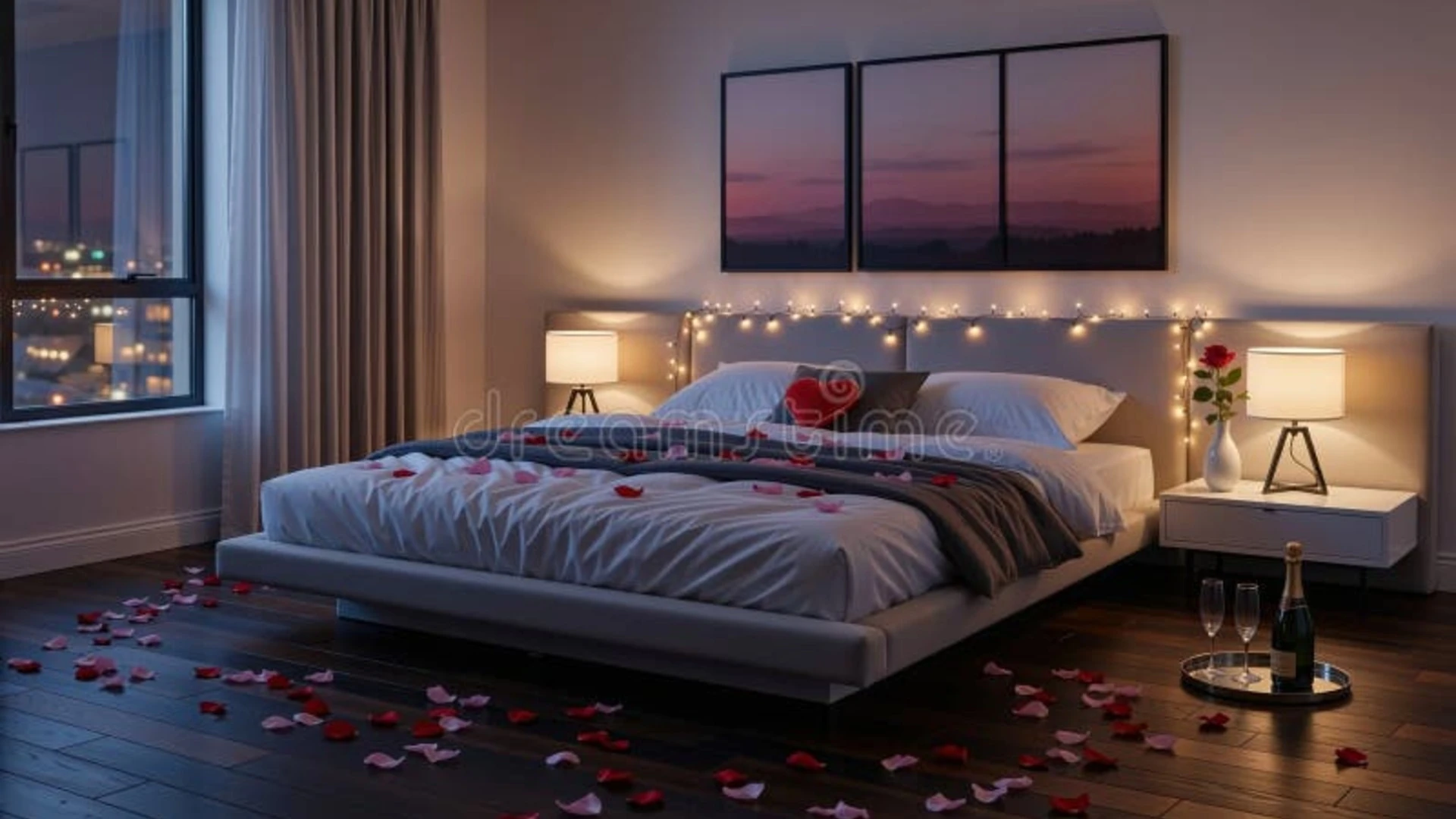 Romantic bedroom setting with ambient lighting — shop the best sex toys online at Best Sex Toys Online for premium intimate products